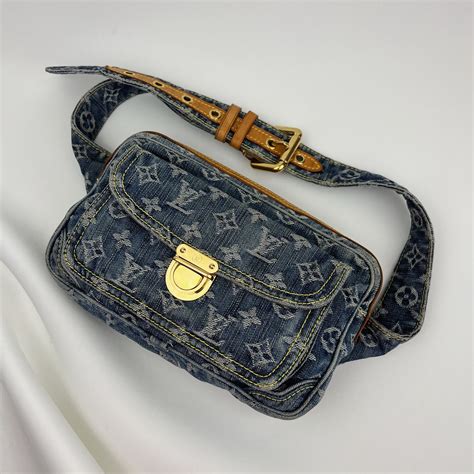 Lv denim bum bag